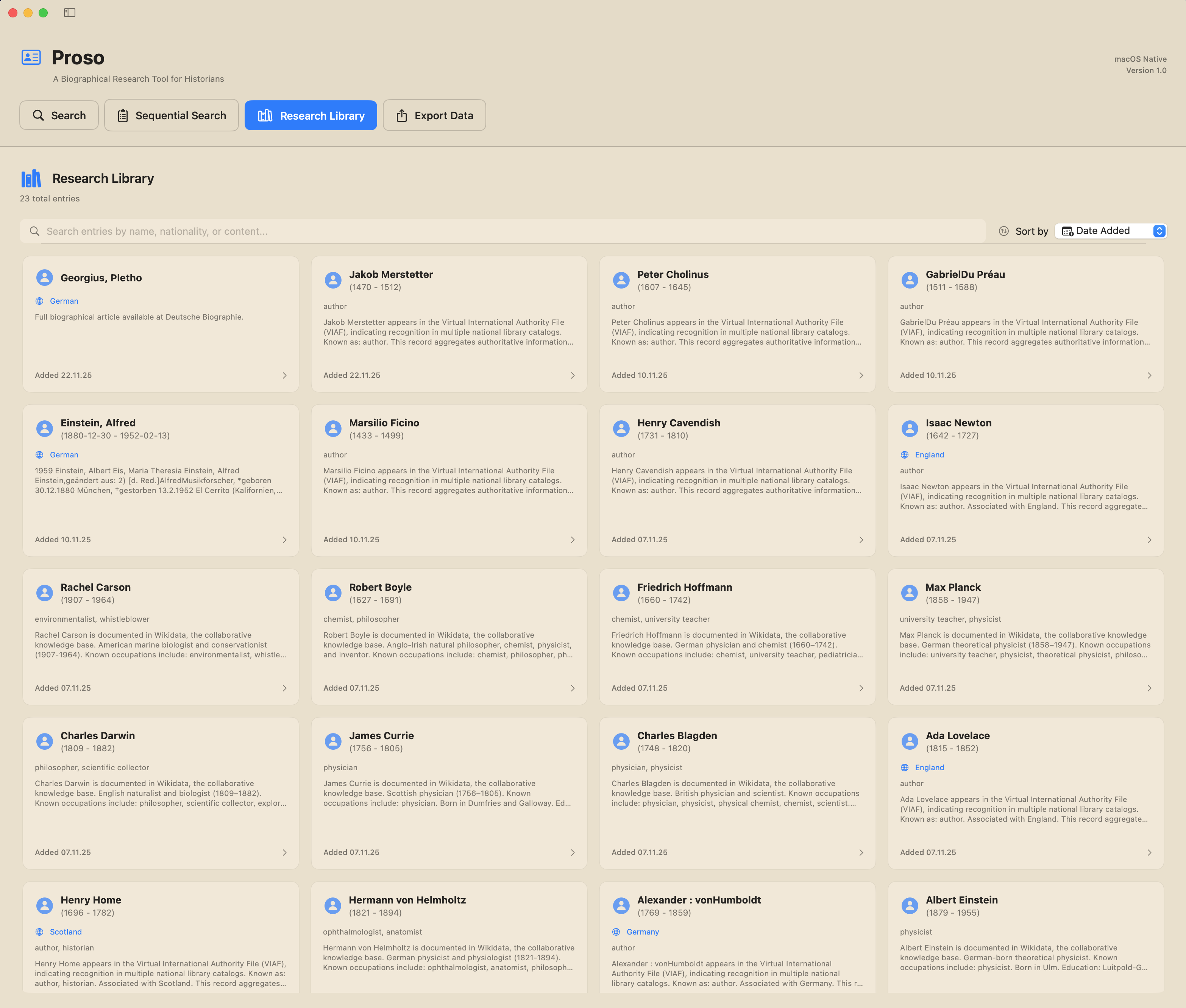 Proso (Swift) screenshot 3